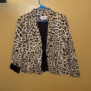 Cute tiger print blazer